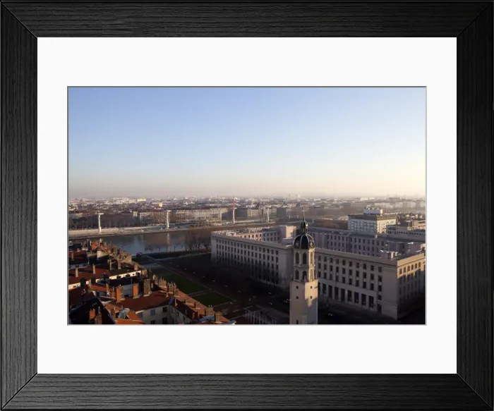 Framed Print : View of Lyon, Rhone-Alpes, France, Europe Framed Print : View of Lyon, Rhone-Alpes, France, Europe