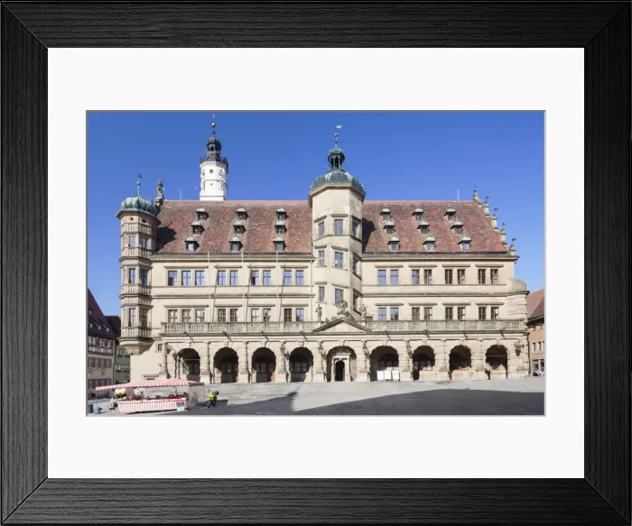 Framed Print : Town Hall, Rothenburg ob der Tauber, Romantic Road (Romantische Strasse), Franconia, Bavaria, Germany, Europe Framed Print : Town Hall, Rothenburg ob der Tauber, Romantic Road (Romantische Strasse), Franconia, Bavaria, Germany, Europe