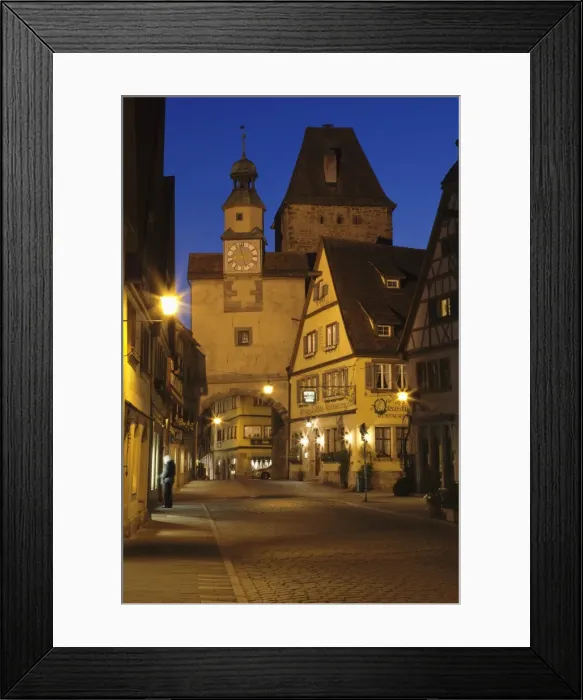 Framed Print : Roderbogen Bow and Markusturm Tower, Rothenburg ob der Tauber, Romantic Road (Romantische Strasse), Franconia, Bavaria, Germany, Europe Framed Print : Roderbogen Bow and Markusturm Tower, Rothenburg ob der Tauber, Romantic Road (Romantische Strasse), Franconia, Bavaria, Germany, Europe
