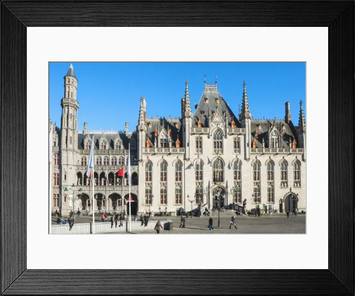 Framed Print : Provincial Government building, Market Square, Historic center of Bruges, UNESCO World Heritage Site, Belgium, Europe Framed Print : Provincial Government building, Market Square, Historic center of Bruges, UNESCO World Heritage Site, Belgium, Europe
