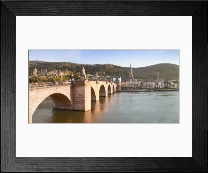 Framed Print : Karl Theodor Bridge with Stadttor gate, castle and Heilig Geist Church, Heidelberg, Baden Wurttemberg, Germany, Europe Framed Print : Karl Theodor Bridge with Stadttor gate, castle and Heilig Geist Church, Heidelberg, Baden Wurttemberg, Germany, Europe