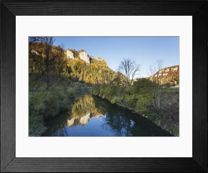 Framed Print : Schloss Werenwag Castle reflecting in Danube River, Danube Valley, Upper Danube Nature Park, Swabian Alb, Baden Wurttemberg, Germany, Europe Framed Print : Schloss Werenwag Castle reflecting in Danube River, Danube Valley, Upper Danube Nature Park, Swabian Alb, Baden Wurttemberg, Germany, Europe