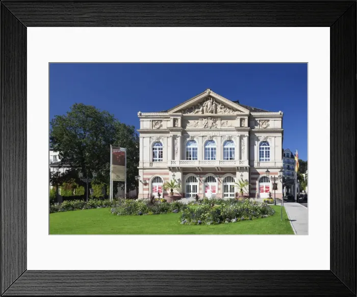 Framed Print : Theatre, Baden-Baden, Black Forest, Baden Wurttemberg, Germany, Europe Framed Print : Theatre, Baden-Baden, Black Forest, Baden Wurttemberg, Germany, Europe