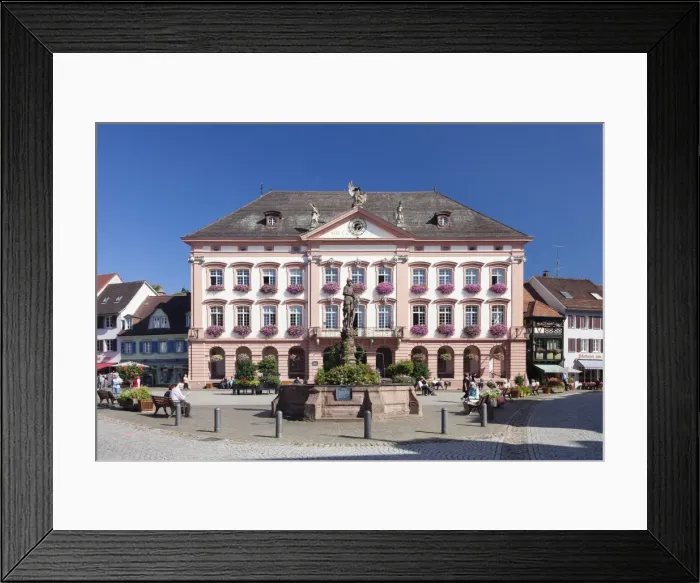 Framed Print : Town Hall, Market Place, Gengenbach, Kinzigtal Valley, Black Forest, Baden Wurttemberg, Germany, Europe Framed Print : Town Hall, Market Place, Gengenbach, Kinzigtal Valley, Black Forest, Baden Wurttemberg, Germany, Europe