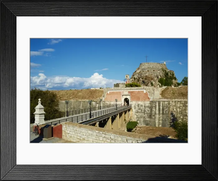 Framed Print : Old Fortress, Kerkyra City, UNESCO World Heritage Site, Corfu, Ionian Islands, Greek Islands, Greece, Europe Framed Print : Old Fortress, Kerkyra City, UNESCO World Heritage Site, Corfu, Ionian Islands, Greek Islands, Greece, Europe