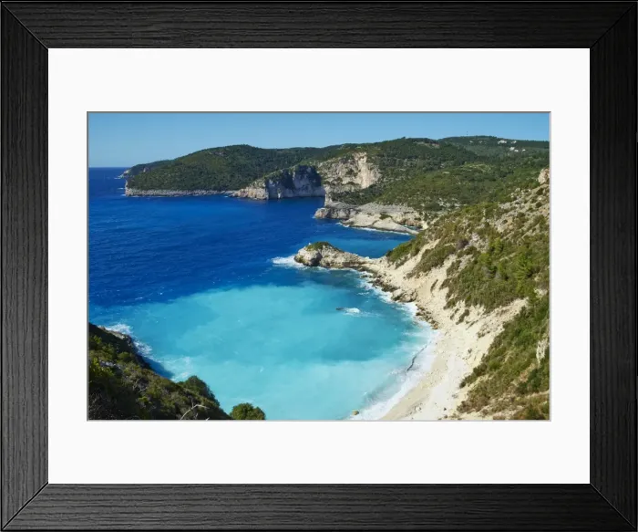 Framed Print : Avlaki beach and bay, Paxos, Paxi, Ionian Islands, Greek Islands, Greece, Europe Framed Print : Avlaki beach and bay, Paxos, Paxi, Ionian Islands, Greek Islands, Greece, Europe
