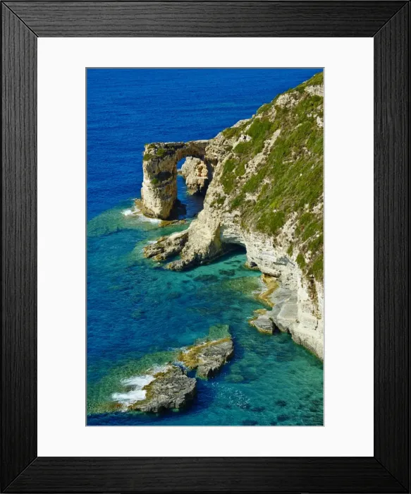 Framed Print : Tripitos Arch, Paxos, Paxi, Ionian Islands, Greek Islands, Greece, Europe Framed Print : Tripitos Arch, Paxos, Paxi, Ionian Islands, Greek Islands, Greece, Europe