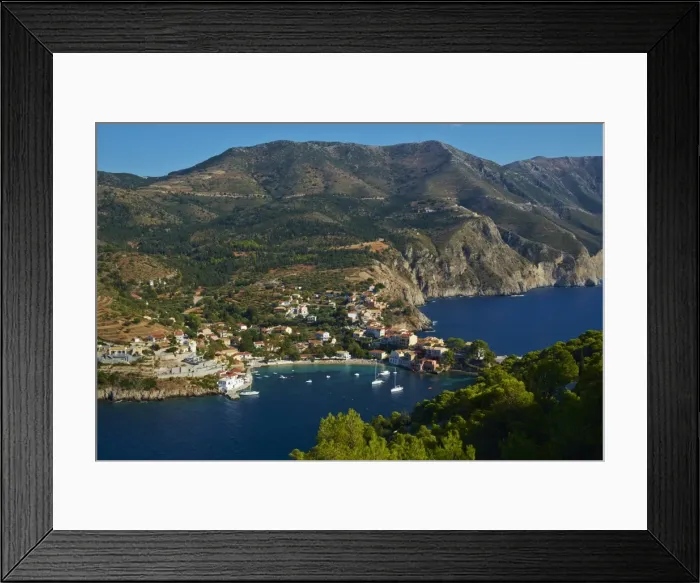 Framed Print : Assos village, Cephalonia, Ionian Islands, Greek Islands, Greece, Europe Framed Print : Assos village, Cephalonia, Ionian Islands, Greek Islands, Greece, Europe