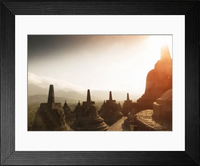 Framed Print : Borobudur Buddhist Temple, UNESCO World Heritage Site, Java, Indonesia, Southeast Asia, Asia Framed Print : Borobudur Buddhist Temple, UNESCO World Heritage Site, Java, Indonesia, Southeast Asia, Asia