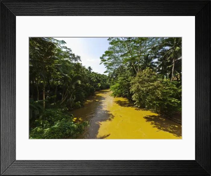 Framed Print : The Cijulang River, popular for boat trips to the Green Canyon, near Cijulang, Pangandaran, West Java, Java, Indonesia, Southeast Asia, Asia Framed Print : The Cijulang River, popular for boat trips to the Green Canyon, near Cijulang, Pangandaran, West Java, Java, Indonesia, Southeast Asia, Asia
