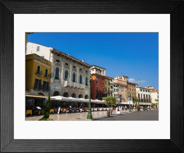 Framed Print : Piazza Bra, Verona, UNESCO World Heritage Site, Veneto, Italy, Europe Framed Print : Piazza Bra, Verona, UNESCO World Heritage Site, Veneto, Italy, Europe