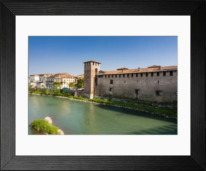 Framed Print : Castelvecchio fortress dating from 1355, River Adige, Verona, UNESCO World Heritage Site, Veneto, Italy, Europe Framed Print : Castelvecchio fortress dating from 1355, River Adige, Verona, UNESCO World Heritage Site, Veneto, Italy, Europe