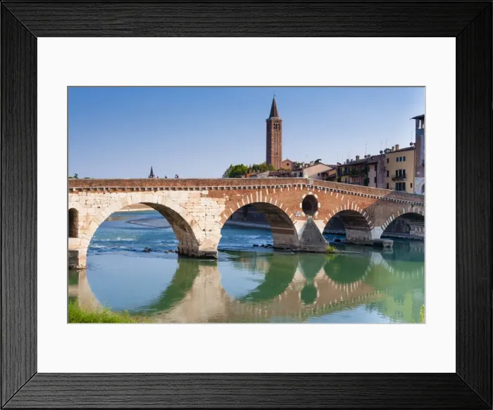 Framed Print : Ponte Pietra, Verona, River Adige, UNESCO World Heritage Site, Veneto, Italy, Europe Framed Print : Ponte Pietra, Verona, River Adige, UNESCO World Heritage Site, Veneto, Italy, Europe