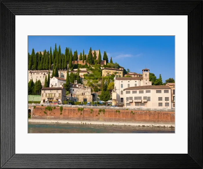 Framed Print : Colle San Pietro, River Adige, Verona, UNESCO World Heritage Site, Veneto, Italy, Europe Framed Print : Colle San Pietro, River Adige, Verona, UNESCO World Heritage Site, Veneto, Italy, Europe