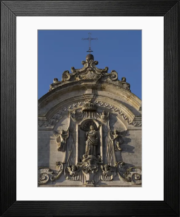 Framed Print : Detail of the Baroque church of San Francesco D Assisi in the Sassi area of Matera, Basilicata, Italy, Europe Framed Print : Detail of the Baroque church of San Francesco D Assisi in the Sassi area of Matera, Basilicata, Italy, Europe