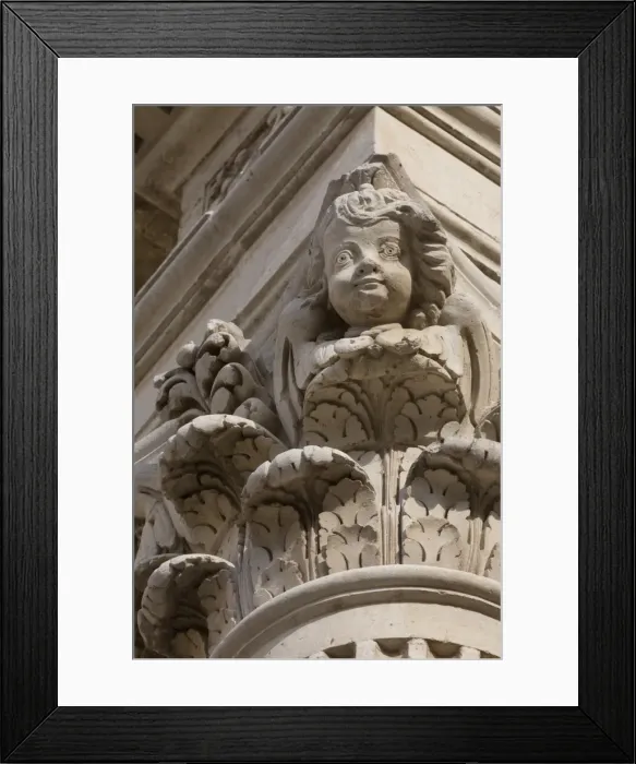 Framed Print : Decoration on Basilica di Santa Croce in the baroque city of Lecce, Puglia, Italy, Europe Framed Print : Decoration on Basilica di Santa Croce in the baroque city of Lecce, Puglia, Italy, Europe