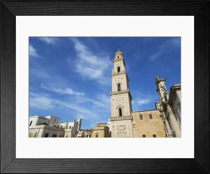 Framed Print : Camplonile and Cattedrale di Santa Maria Assunta in the baroque city of Lecce, Puglia, Italy, Europe Framed Print : Camplonile and Cattedrale di Santa Maria Assunta in the baroque city of Lecce, Puglia, Italy, Europe