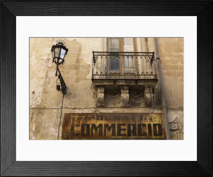 Framed Print : Balcony in the Baroque city of Lecce, Puglia, Italy, Europe Framed Print : Balcony in the Baroque city of Lecce, Puglia, Italy, Europe