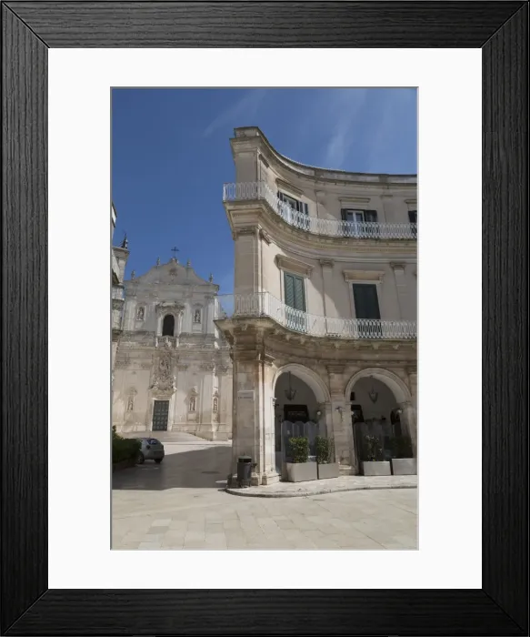 Framed Print : Basilica di San Martino in Martina Franca, Puglia, Italy, Europe Framed Print : Basilica di San Martino in Martina Franca, Puglia, Italy, Europe