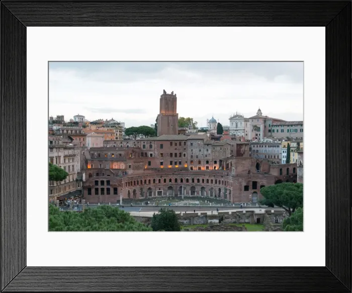 Framed Print : Via dei Fori Imperiali and Trajans Forum ruins seen from Vittoriano monument, Rome, Lazio, Italy, Europe Framed Print : Via dei Fori Imperiali and Trajans Forum ruins seen from Vittoriano monument, Rome, Lazio, Italy, Europe