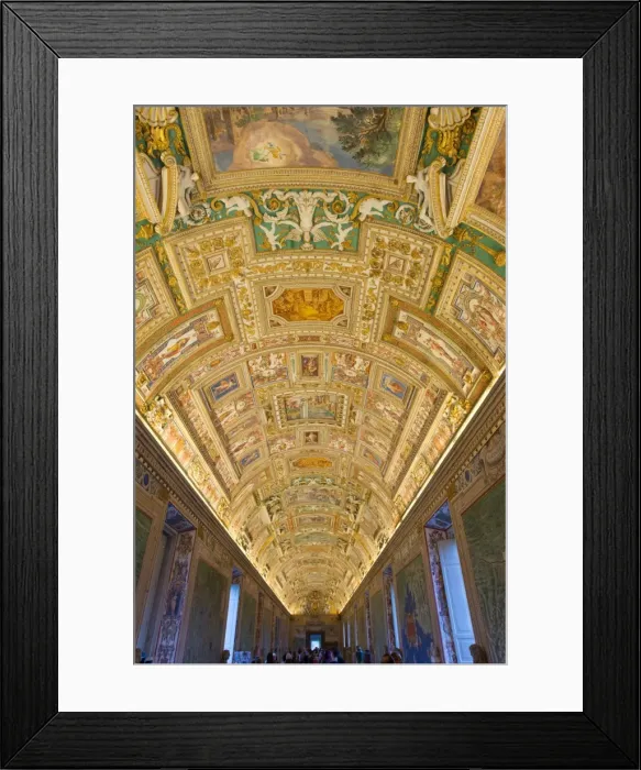 Framed Print : Frescoes on the ceiling of the Gallery of the Maps, Vatican Museums, Rome, Lazio, Italy, Europe Framed Print : Frescoes on the ceiling of the Gallery of the Maps, Vatican Museums, Rome, Lazio, Italy, Europe