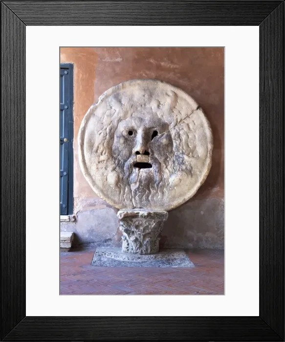 Framed Print : Bocca della Verita, Santa Maria in Cosmedin, Rome, Lazio, Italy, Europe Framed Print : Bocca della Verita, Santa Maria in Cosmedin, Rome, Lazio, Italy, Europe