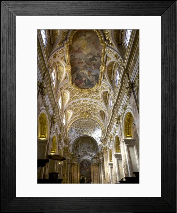 Framed Print : Interior of Church of San Luigi dei Francesi, Rome, Lazio, Italy, Europe Framed Print : Interior of Church of San Luigi dei Francesi, Rome, Lazio, Italy, Europe