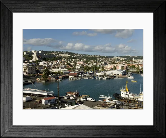 Framed Print : Fort de France, Martinique, Windward Islands, West Indies, Caribbean, Central America Framed Print : Fort de France, Martinique, Windward Islands, West Indies, Caribbean, Central America