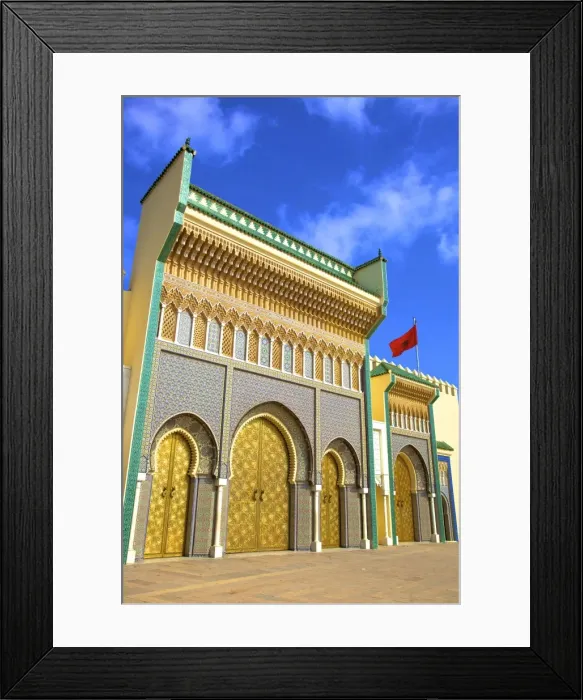 Framed Print : Royal Palace, Fez, Morocco, North Africa, Africa Framed Print : Royal Palace, Fez, Morocco, North Africa, Africa