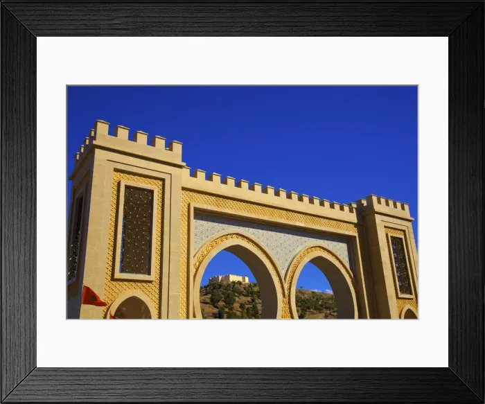 Framed Print : Bab Ijid with Museum of Arms, Fez, Morocco, North Africa, Africa Framed Print : Bab Ijid with Museum of Arms, Fez, Morocco, North Africa, Africa