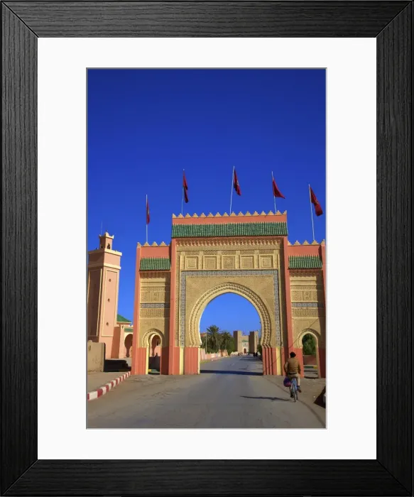 Framed Print : City Gate, Rissani, Morocco, North Africa, Africa Framed Print : City Gate, Rissani, Morocco, North Africa, Africa