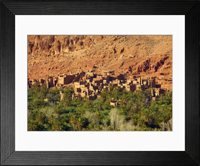 Framed Print : Road to Todra Gorge with oasis, Tinghir, Morocco, North Africa, Africa Framed Print : Road to Todra Gorge with oasis, Tinghir, Morocco, North Africa, Africa