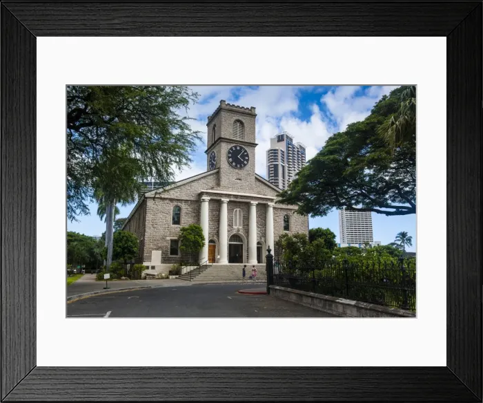 Framed Print : Kawaiahao church Honolulu, Oahu, Hawaii, United States of America, Pacific Framed Print : Kawaiahao church Honolulu, Oahu, Hawaii, United States of America, Pacific