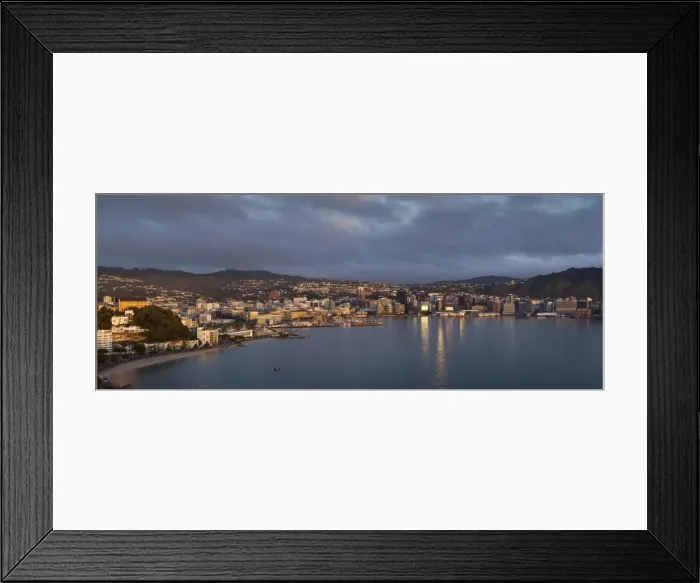 Framed Print : Panorama of Wellington city and harbour, early morning, Wellington, North Island, New Zealand, Pacific Framed Print : Panorama of Wellington city and harbour, early morning, Wellington, North Island, New Zealand, Pacific
