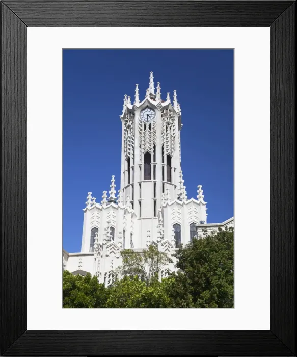 Framed Print : Clock tower of University of Auckland, Auckland, North Island, New Zealand, Pacific Framed Print : Clock tower of University of Auckland, Auckland, North Island, New Zealand, Pacific