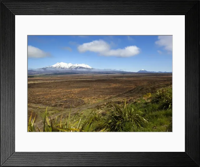 Framed Print : Mount Ruapehu and Mount Ngauruhoe viewed from Highway 1 Desert Road, Tongariro National Park, UNESCO World Heritage Site, North Island, New Zealand, Pacific Framed Print : Mount Ruapehu and Mount Ngauruhoe viewed from Highway 1 Desert Road, Tongariro National Park, UNESCO World Heritage Site, North Island, New Zealand, Pacific