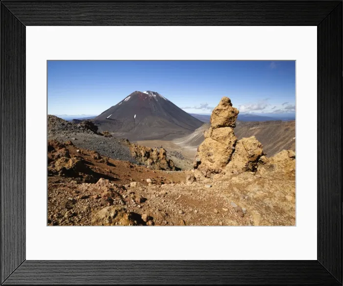 Framed Print : Tongariro Alpine Crossing with Mount Ngauruhoe, Tongariro National Park, UNESCO World Heritage Site, North Island, New Zealand, Pacific Framed Print : Tongariro Alpine Crossing with Mount Ngauruhoe, Tongariro National Park, UNESCO World Heritage Site, North Island, New Zealand, Pacific