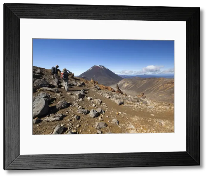 Framed Print : Tongariro Alpine Crossing with Mount Ngauruhoe, Tongariro National Park, UNESCO World Heritage Site, North Island, New Zealand, Pacific Framed Print : Tongariro Alpine Crossing with Mount Ngauruhoe, Tongariro National Park, UNESCO World Heritage Site, North Island, New Zealand, Pacific