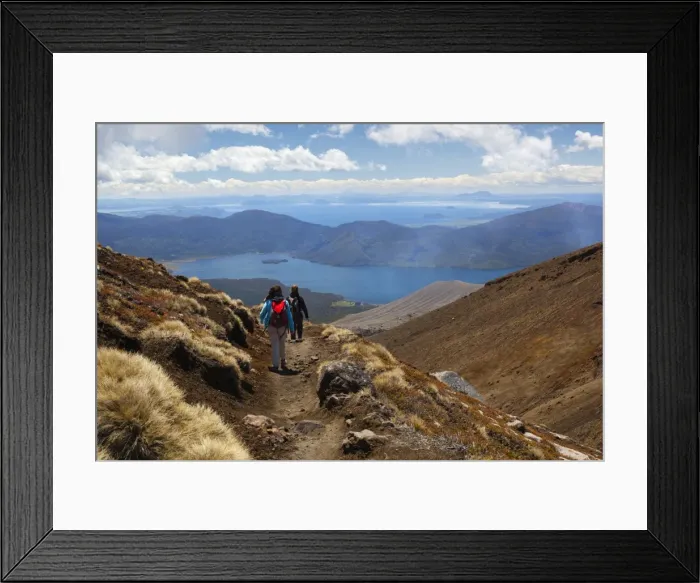 Framed Print : Tongariro Alpine Crossing with view of Lake Taupo, Tongariro National Park, UNESCO World Heritage Site, North Island, New Zealand, Pacific Framed Print : Tongariro Alpine Crossing with view of Lake Taupo, Tongariro National Park, UNESCO World Heritage Site, North Island, New Zealand, Pacific