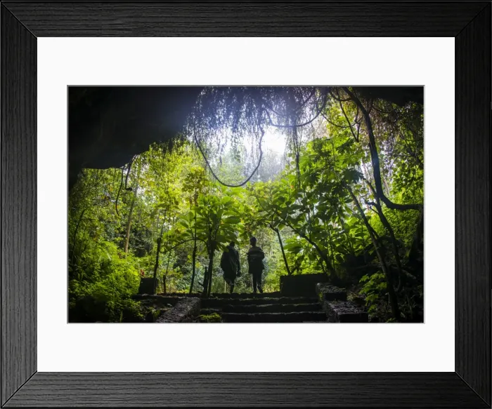 Framed Print : Cave system in the Virunga National Park, Rwanda, Africa Framed Print : Cave system in the Virunga National Park, Rwanda, Africa