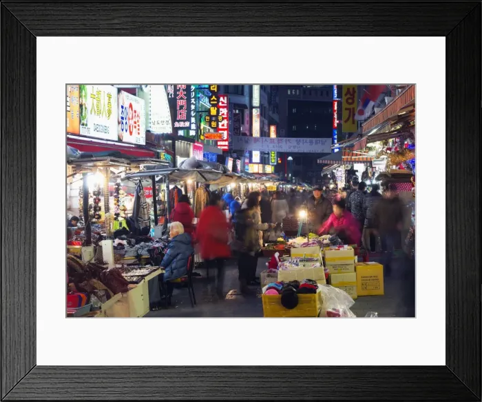 Framed Print : Nandaemun market, Seoul, South Korea, Asia Framed Print : Nandaemun market, Seoul, South Korea, Asia