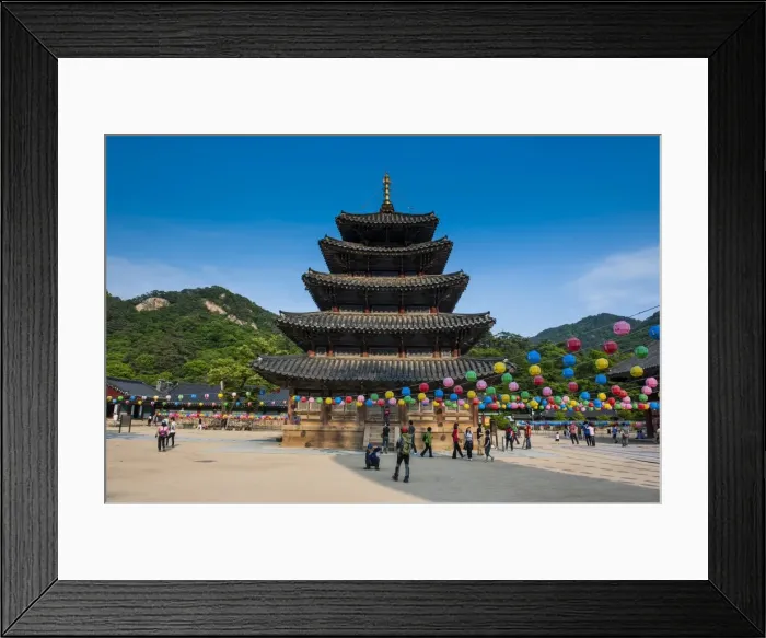 Framed Print : Beopjusa Temple Complex, South Korea, Asia Framed Print : Beopjusa Temple Complex, South Korea, Asia