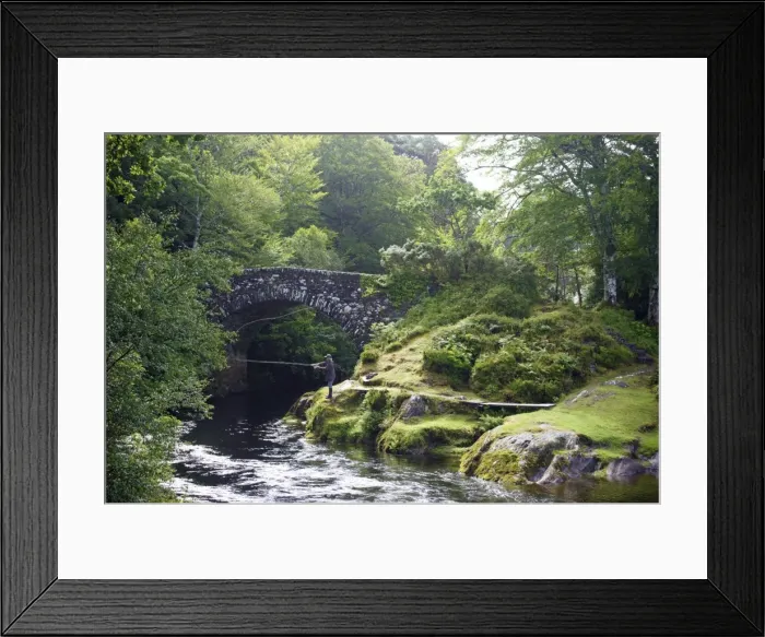 Framed Print : Fly fishing on the River Shiel, near Acharacle, Invernesshire, Scotland, United Kingdom, Europe Framed Print : Fly fishing on the River Shiel, near Acharacle, Invernesshire, Scotland, United Kingdom, Europe
