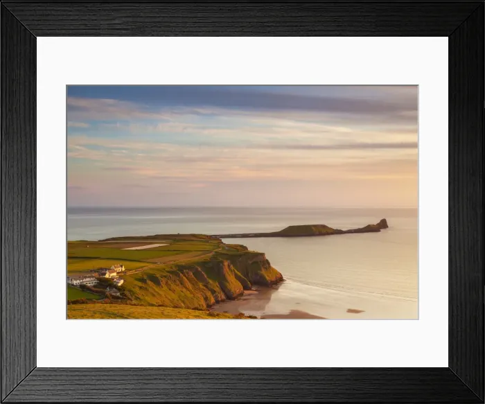 Framed Print : Rhossili Bay, Worms End, Gower Peninsula, Wales, United Kingdom, Europe Framed Print : Rhossili Bay, Worms End, Gower Peninsula, Wales, United Kingdom, Europe