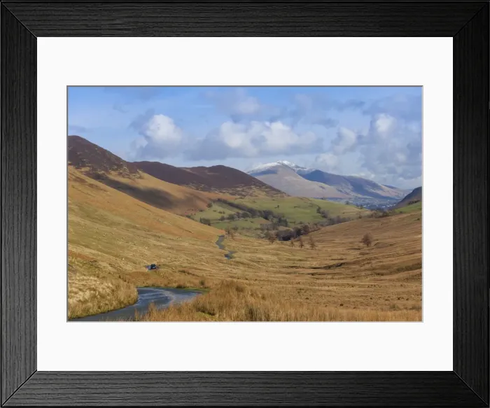Framed Print : Newlands Valley with Skiddaw over Keswick in the distance, Lake District National Park, Cumbria, England, United Kingdom, Europe Framed Print : Newlands Valley with Skiddaw over Keswick in the distance, Lake District National Park, Cumbria, England, United Kingdom, Europe