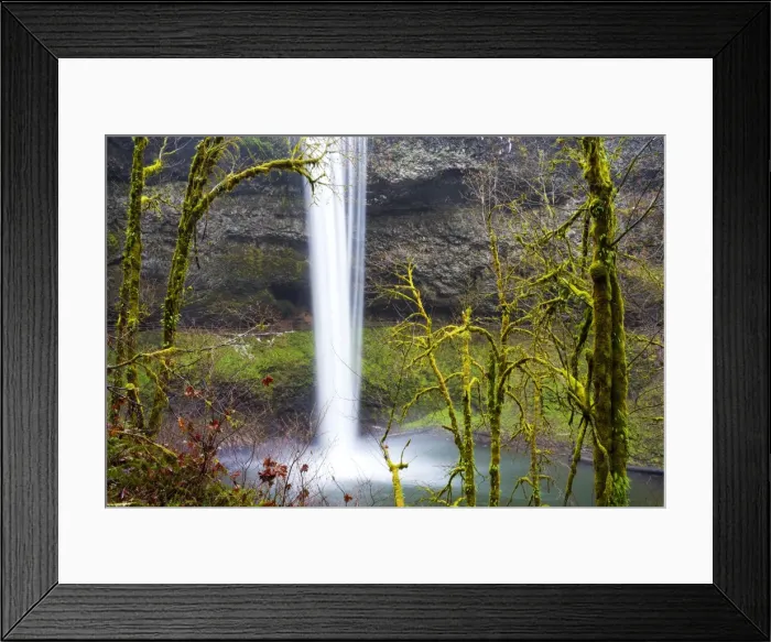 Framed Print : South Falls, Silver Falls State Park, Oregon, United States of America, North America Framed Print : South Falls, Silver Falls State Park, Oregon, United States of America, North America