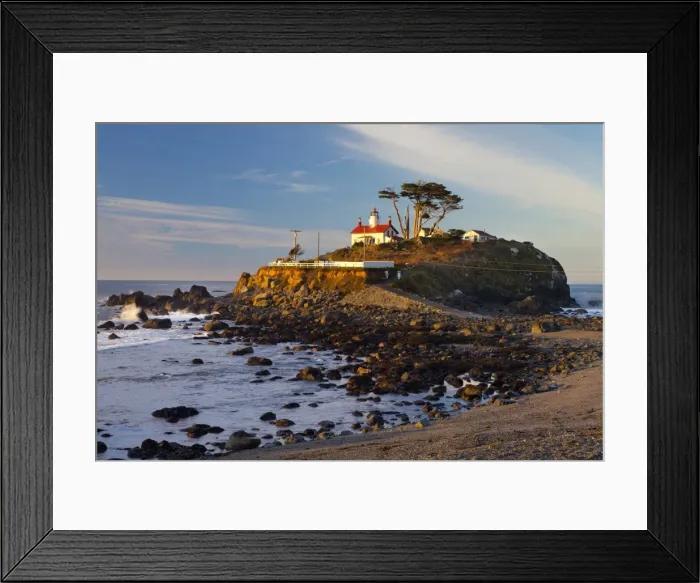 Framed Print : Battery Point Lighthouse, Crescent City, California, United States of America, North America Framed Print : Battery Point Lighthouse, Crescent City, California, United States of America, North America