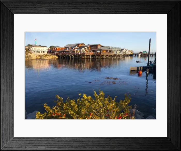 Framed Print : Old Fishermans Warf, Monterey, California, United States of America, North America Framed Print : Old Fishermans Warf, Monterey, California, United States of America, North America