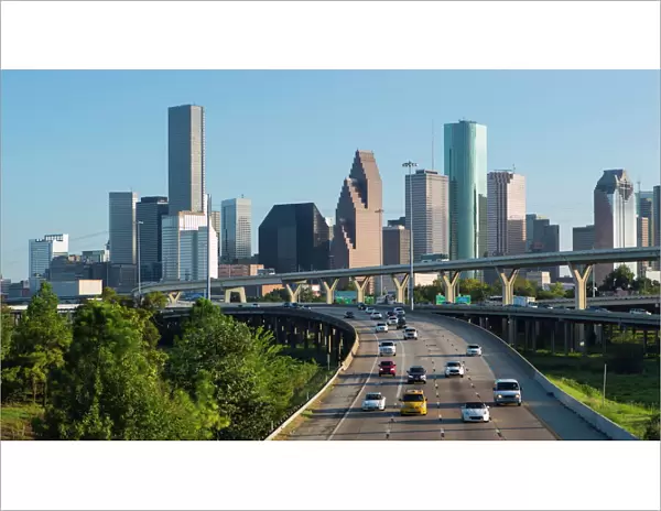 City skyline, Houston, Texas, United States of America, North America