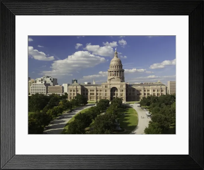 Framed Print : State Capital building, Austin, Texas, United States of America, North America Framed Print : State Capital building, Austin, Texas, United States of America, North America